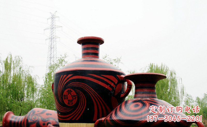 南通不锈钢彩色花盆雕塑让空间更加精致