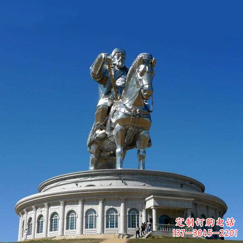 南通不锈钢成吉思汗雕塑——一座引人入胜的大型雕塑