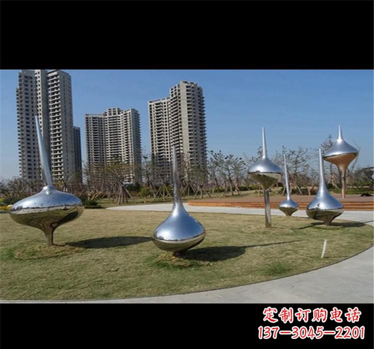 南通不锈钢城市水滴雕塑唤醒城市的灵魂
