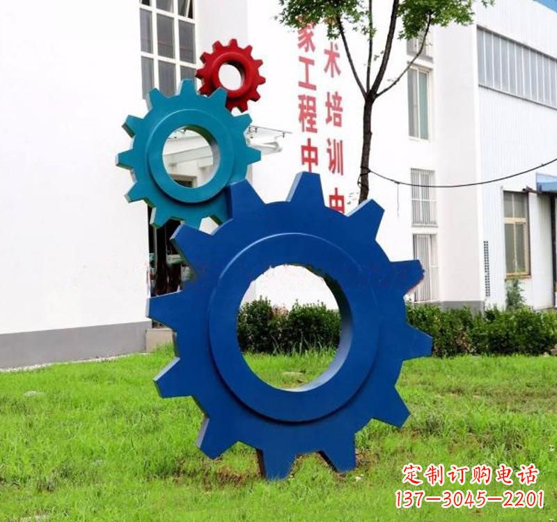 南通不锈钢齿轮创意雕塑