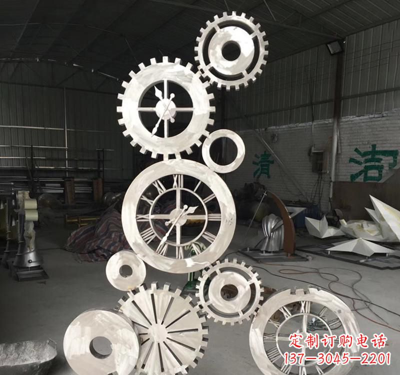 南通齿轮雕塑精致细腻的艺术品