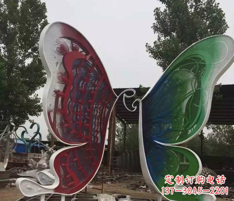 南通不锈钢蝴蝶公园动物雕塑