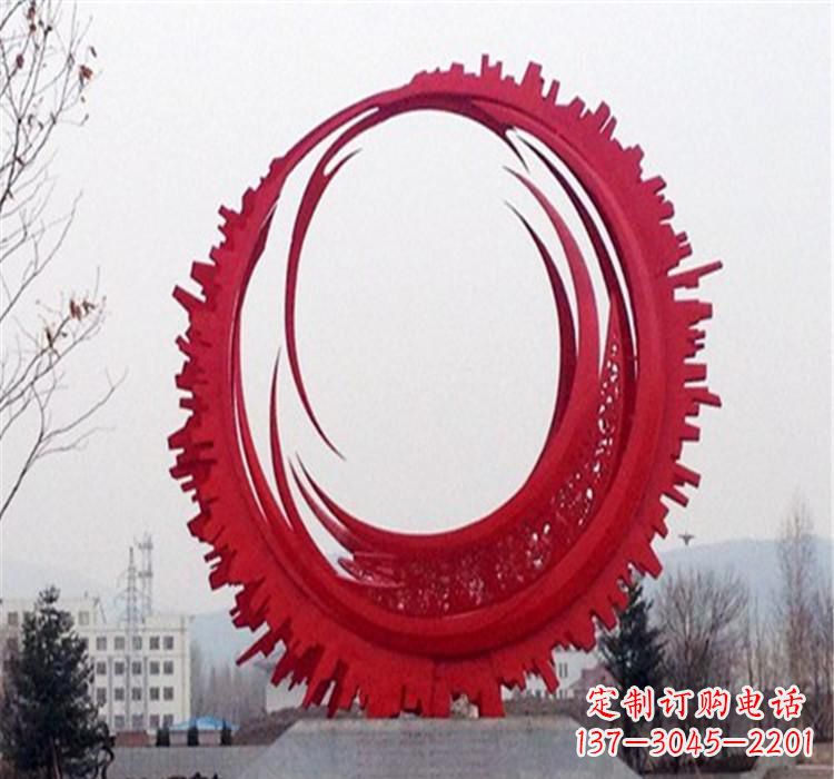 南通不锈钢齿轮雕塑令人惊叹的精细艺术