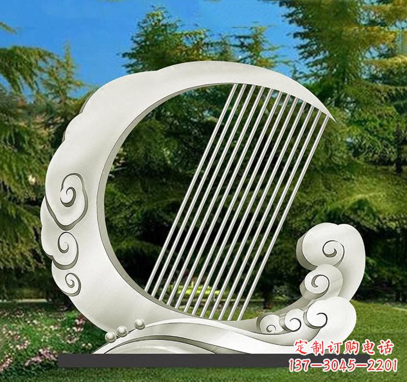 南通精美的不锈钢月亮雕塑