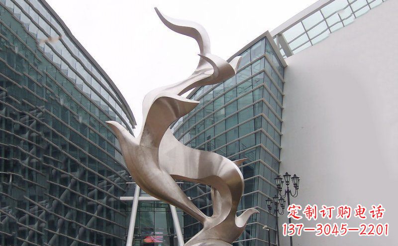 南通不锈钢大雁雕塑