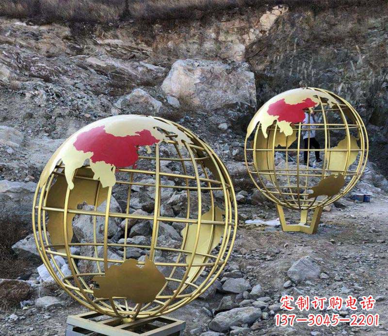 南通不锈钢制作的地球雕塑