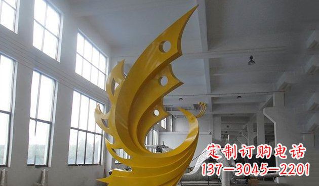 南通不锈钢凤凰雕塑——给生活添彩