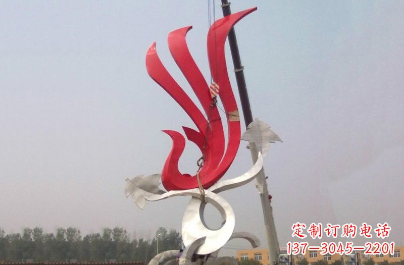 南通不锈钢凤凰雕塑安装介绍