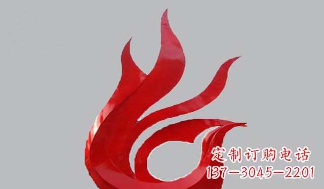 南通不锈钢凤凰雕塑——传承古代文化之美