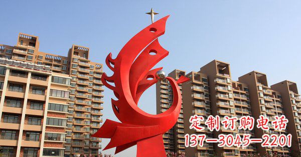 南通凤凰灿烂的不锈钢雕塑
