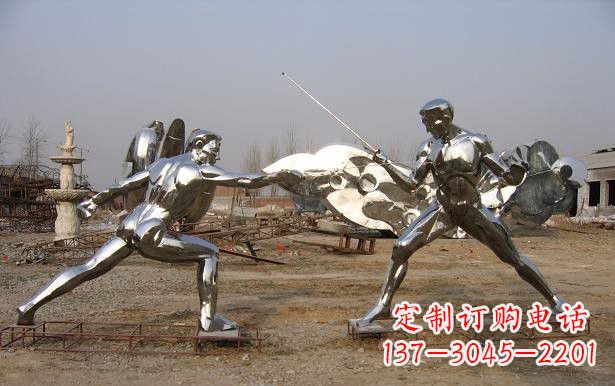 南通不锈钢雕刻的运动员雕塑