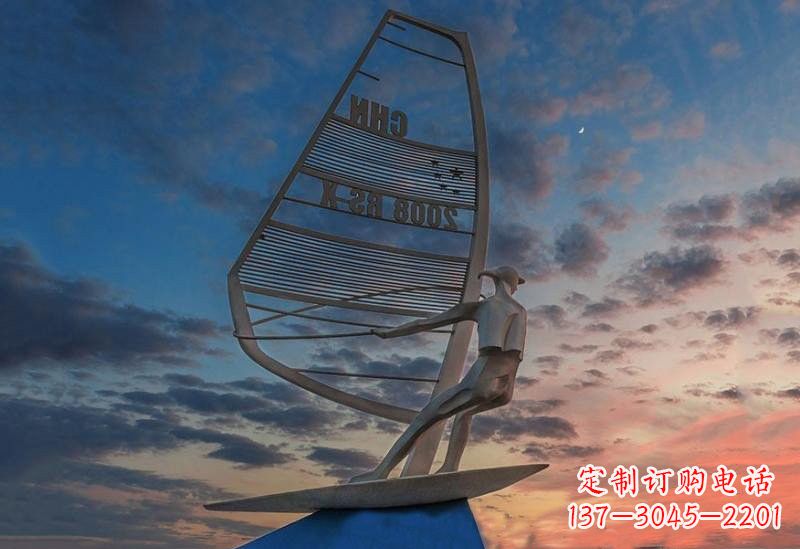 南通不锈钢帆船雕塑——象征着美丽的梦想