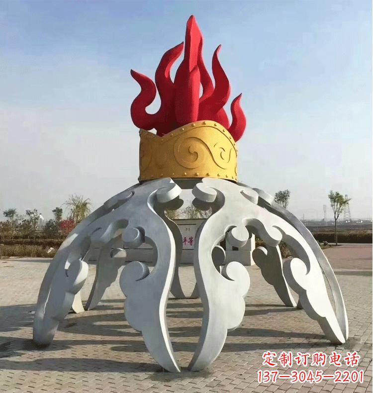 南通不锈钢拱门雕塑精致而又充满艺术气息