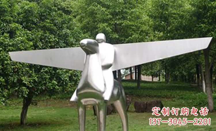 南通不锈钢马雕塑完美集结动感与现代美学