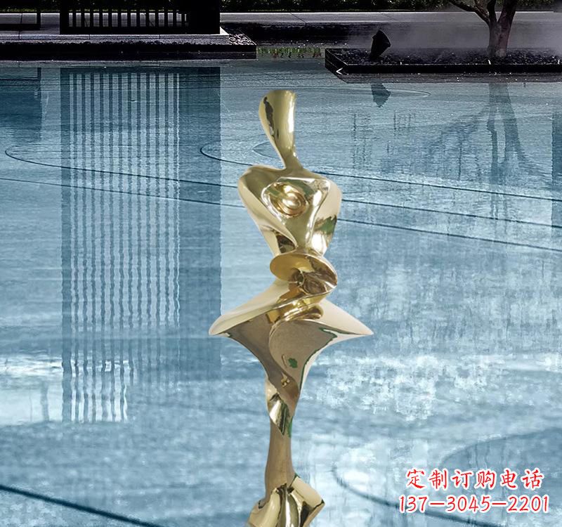 南通不锈钢材质的人体雕塑