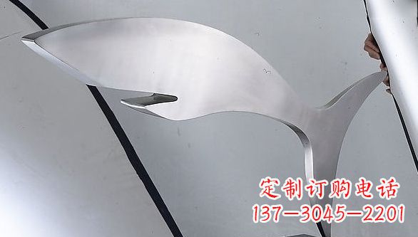 南通不锈钢鲨鱼雕塑艺术精品