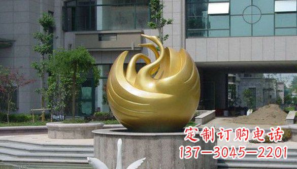 南通不锈钢天鹅雕塑