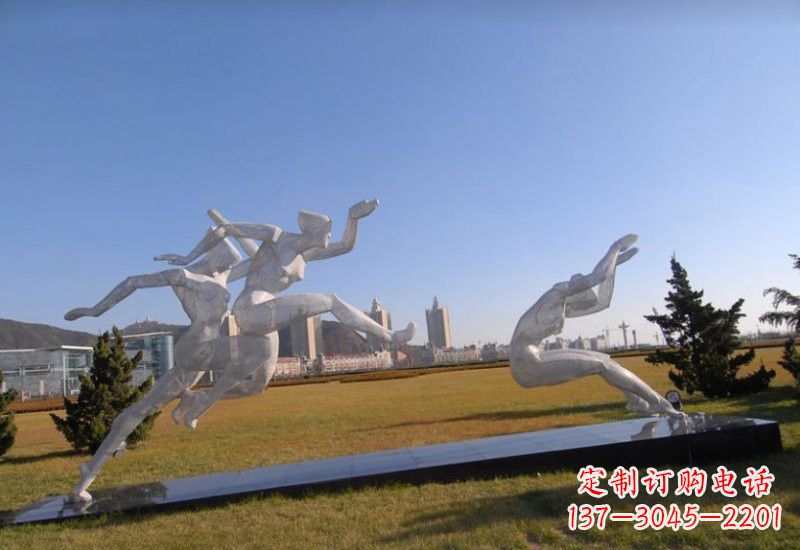 南通不锈钢运动员雕塑