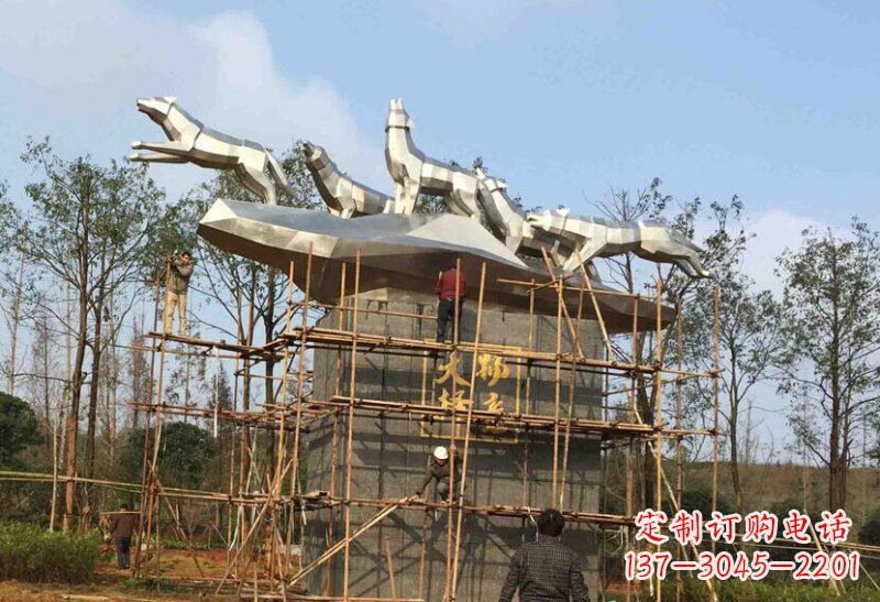 南通不锈钢动物雕塑