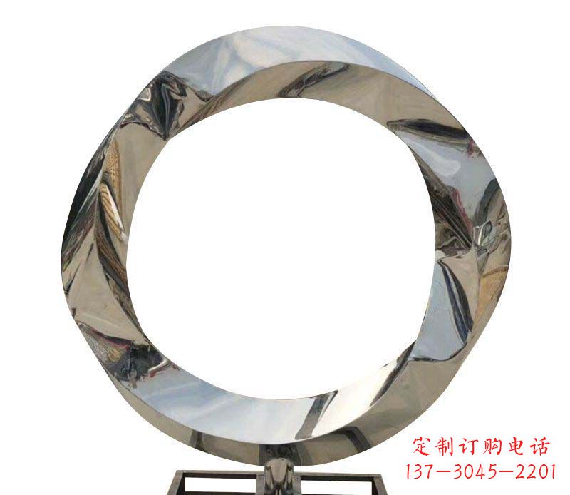 南通不锈钢圆环雕塑——精美而优雅