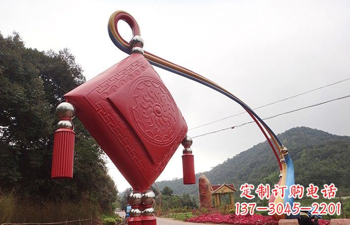 南通精美不锈钢拱门雕塑