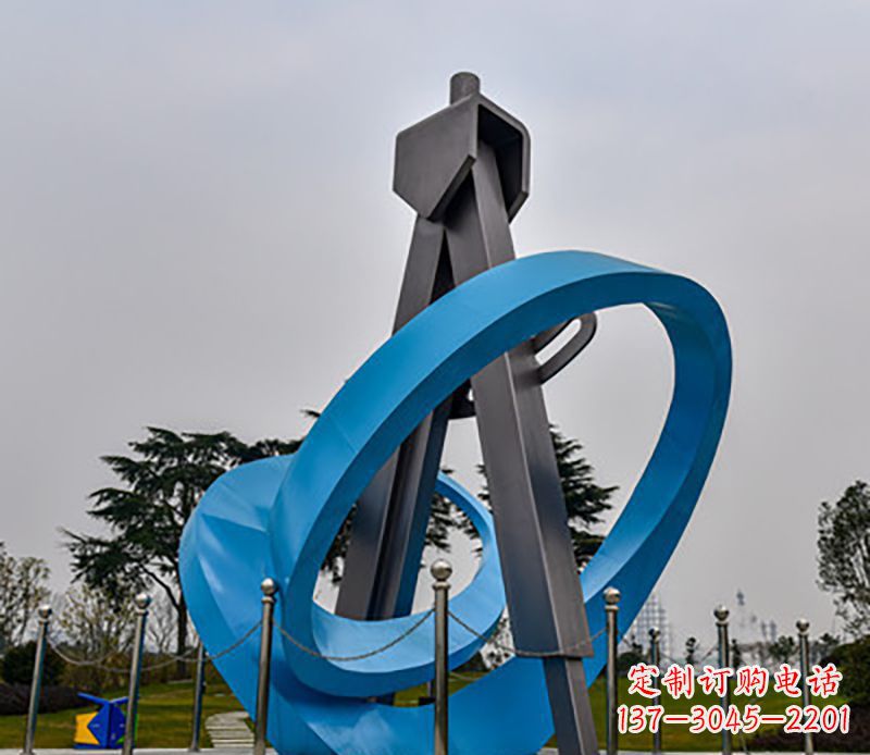 南通精美的不锈钢圆规雕塑