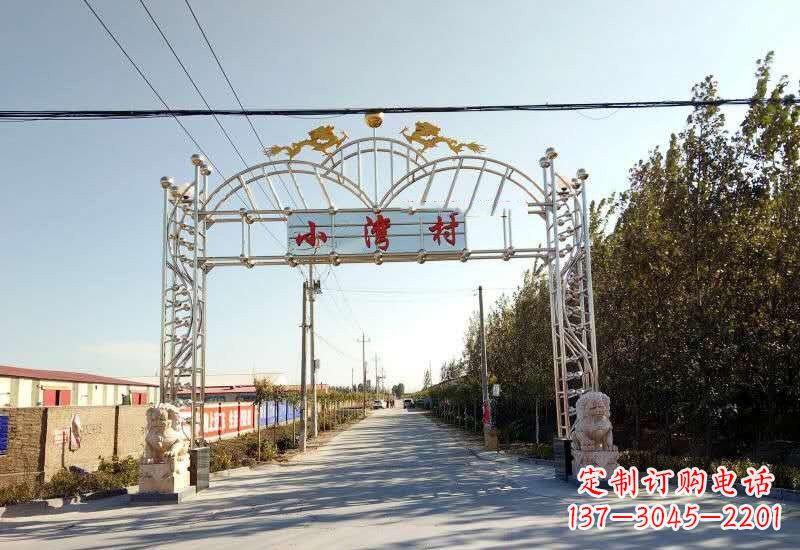 南通不锈钢牌坊雕塑让美丽的传统永存