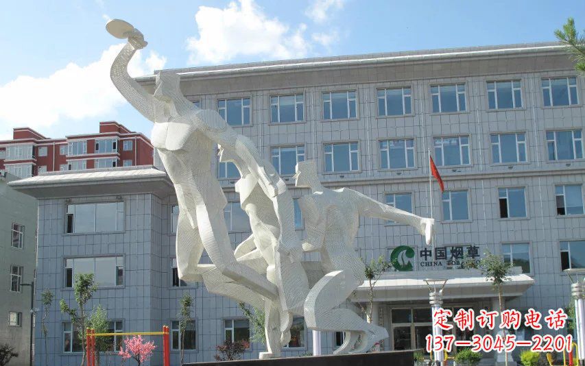 南通不锈钢乒乓球雕塑精美绝伦