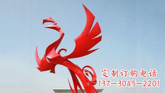 南通不锈钢凤凰雕塑