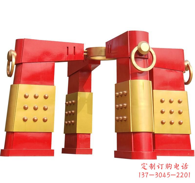 南通不锈钢大型拱门雕塑——传承文化精髓