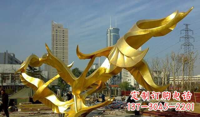 南通不锈钢大雁雕塑——一件传承中华文化的艺术杰作