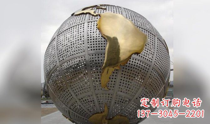 南通不锈钢地球雕塑传承人类文明的精神象征