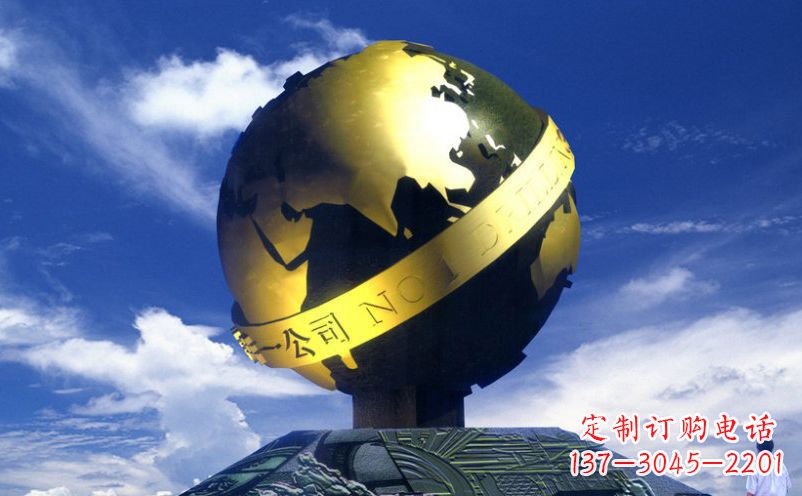 南通不锈钢地球雕塑传承持久的环保理念