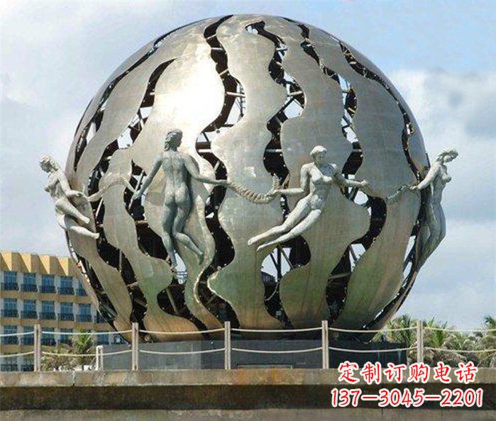 南通不锈钢地球雕塑一座精致而又充满着力量的艺术作品