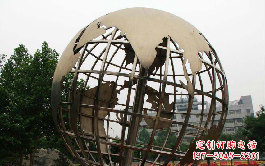 南通不锈钢地球雕塑精彩的艺术景观
