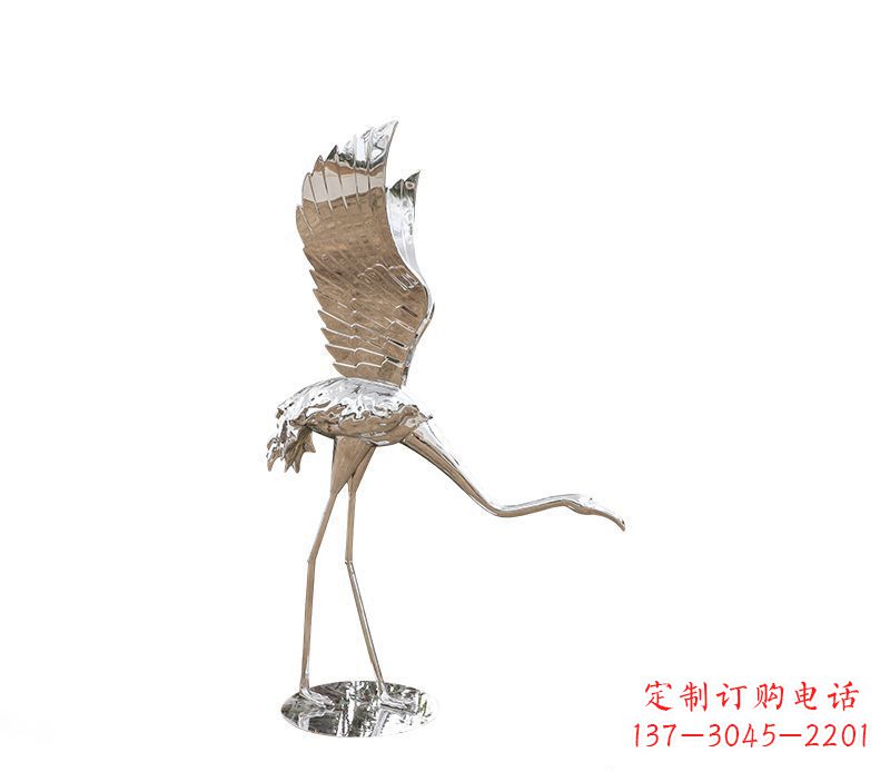 南通不锈钢火烈鸟雕塑灿烂耀眼的艺术之作