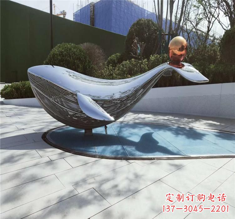 南通不锈钢海豚雕塑艺术与科技的完美结合