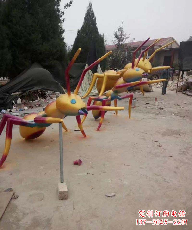 南通精美的不锈钢蚂蚁雕塑