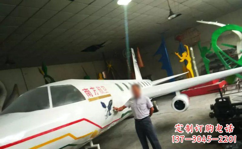 南通不锈钢飞机雕塑精美的艺术作品
