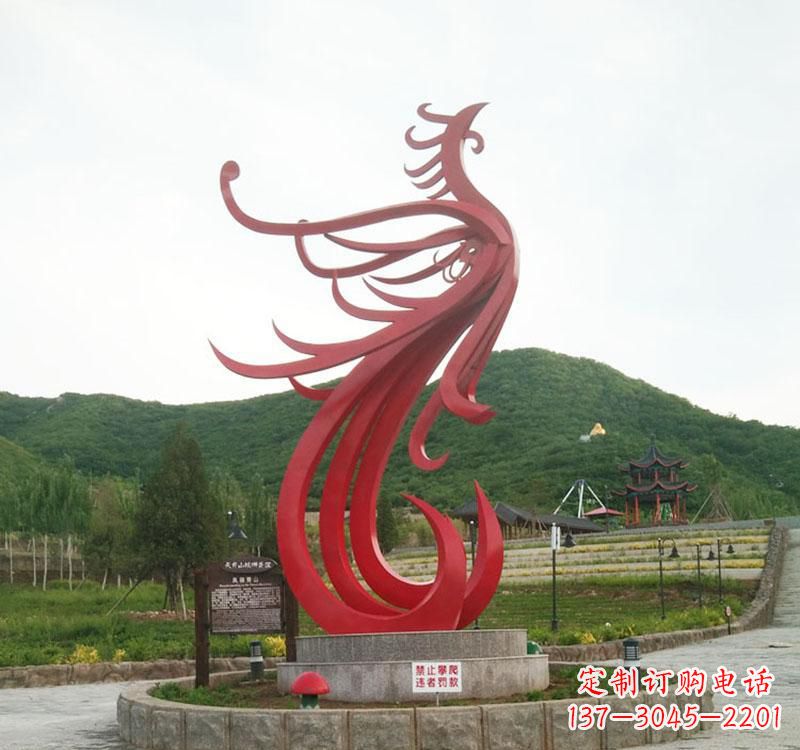南通不锈钢凤凰展现古老文明的传承