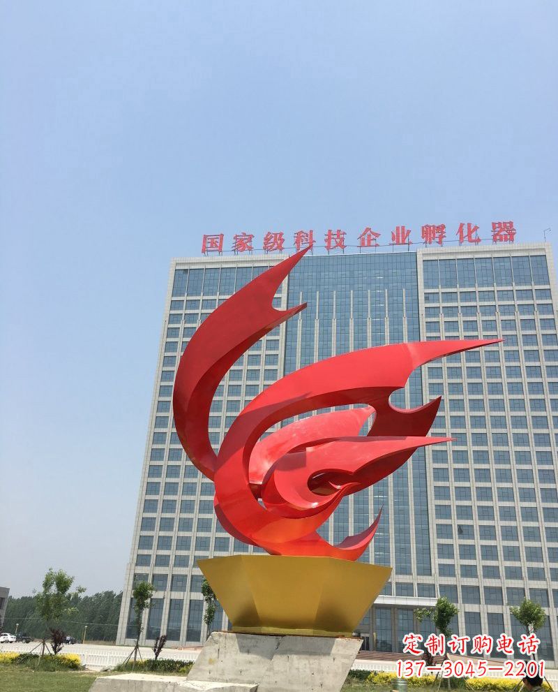 南通不锈钢凤凰雕塑一种具有传统文化内涵的艺术品