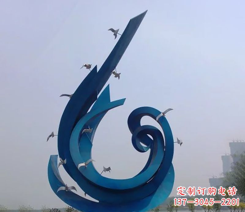 南通不锈钢鸽子雕塑雕刻着永恒与美丽
