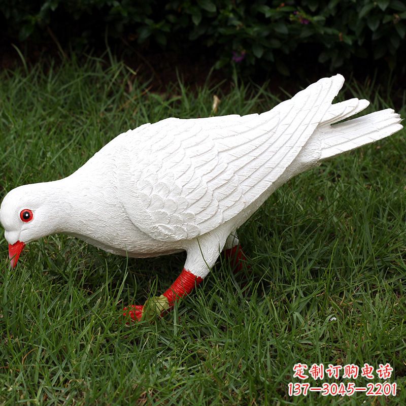南通精致的不锈钢鸽子雕塑