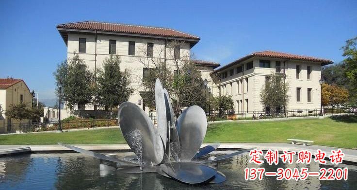 南通不锈钢喷泉雕塑——美的象征