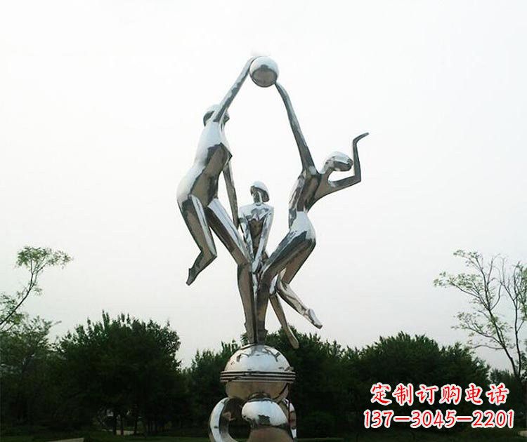 南通排球女孩雕塑