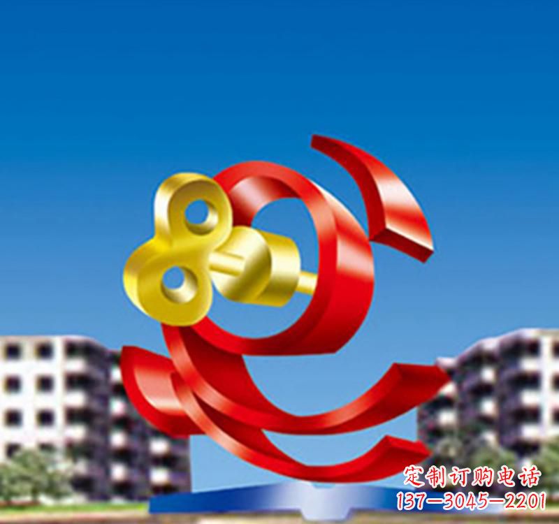 南通不锈钢飘带雕塑给公园景观带来独特美感