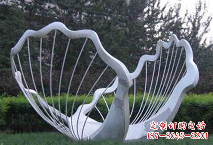 南通不锈钢公园的镂空贝壳雕塑
