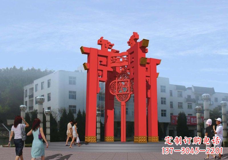 南通不锈钢灯笼雕塑——点亮城市美景
