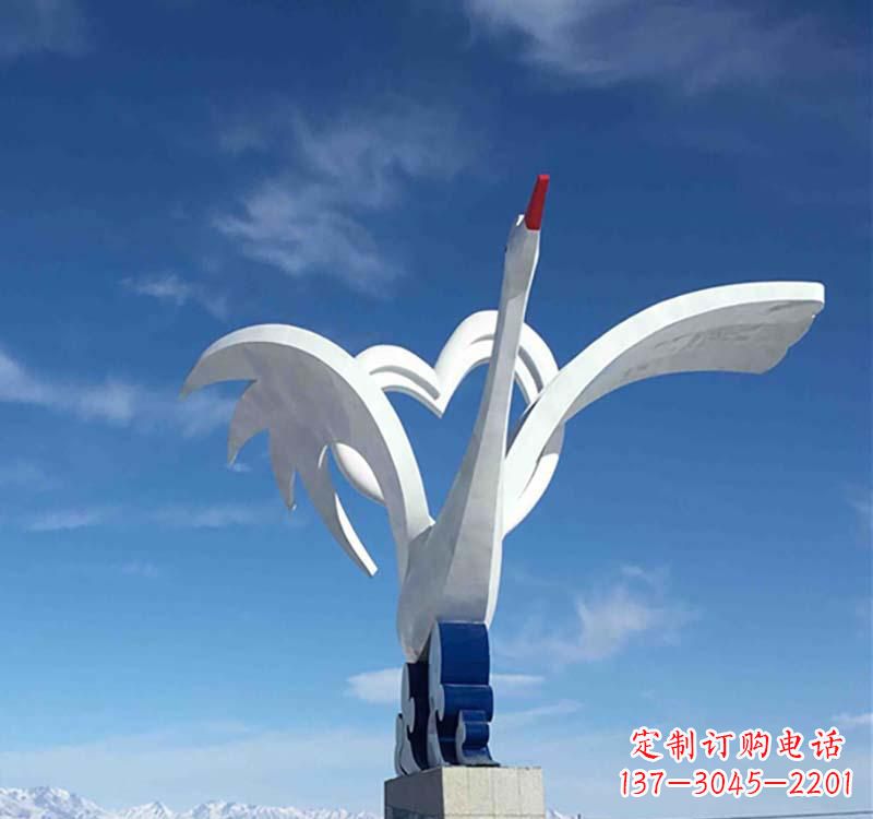 南通仙鹤雕塑传承中国传统文化