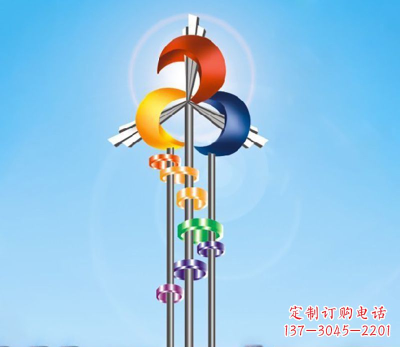 南通不锈钢风车雕塑精美的艺术之作